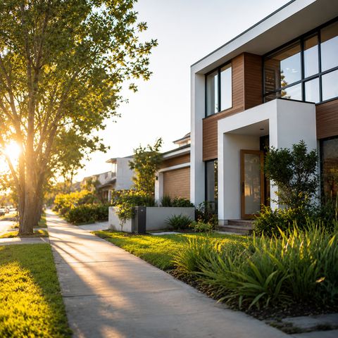 Australian family comparing home service plans